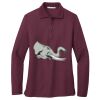 Women's Silk Touch Long Sleeve Polo Thumbnail