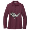 Women's Silk Touch Long Sleeve Polo Thumbnail