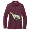 Women's Silk Touch Long Sleeve Polo Thumbnail