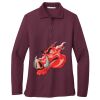 Women's Silk Touch Long Sleeve Polo Thumbnail