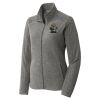 Women's Heather Microfleece Full Zip Jacket Thumbnail