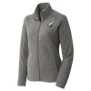 Women's Heather Microfleece Full Zip Jacket Thumbnail