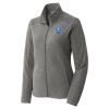 Women's Heather Microfleece Full Zip Jacket Thumbnail