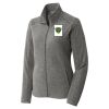 Women's Heather Microfleece Full Zip Jacket Thumbnail